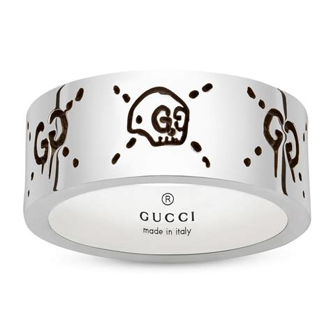 anelli uomo argento onice gucci|Gucci.